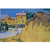 Vincent Van Gogh - Haystacks in Provence 1888 - Poster vintage originale anno 1996