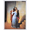 Francesco Hayez - Il bacio 1859 - Poster vintage originale anno 1996