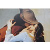 Francesco Hayez - Il bacio 1859 - Poster vintage originale anno 1996