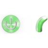iRound Custom Kit - green iPhone 5