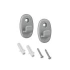 Metaltex  serie Onda - set 2 ganci in Nylon - (460000) (AZ)