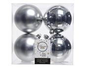 Baubles Shatterproof Mix Silver
