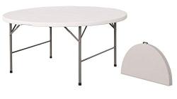 TAVOLO TONDO PIEGH.181X74 CATERING C112457 (AZ)