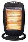 Ardes AR454B Stufa Alogena Halo 16 Oscillante con 4 Elementi Riscaldanti, 4 Potenze e Comando Manuale, Nera, 400 W, Nero
