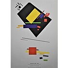 Kazimir Malevic - Suprematismo - Poster vintage originale anni '80