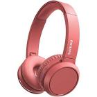 Philips H4205RD/00 Cuffie Bluetooth con Tasto Bass Boost, Bluetooth, 29 Ore di Riproduzione, Funzione Ricarica Rapida, Isolamento dai Rumori, Richiudibile, Modello 2020/2021, Rosso (AZ)