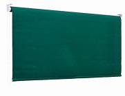 Garden Friend Tenda da sole a Caduta con rullo in alluminio e copertura in poliestere, attacco a soffitto, Altezza 250 cm, Lunghezza 200 cm, colore verde unito, (AZ)