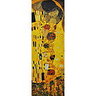 Gustav Klimt - Il bacio 1907 - Poster vintage originale anno 1992