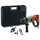 BLACK+DECKER BEHS02K-QS Martello Tassellatore/Scalpellatore SDS+ 800W 2.2J in Valigetta, 800 W, 220 V (AZ)