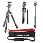 Manfrotto MKBFRLA4B-BHM Befree Advanced 2N1 Treppiede da Viaggio, Monopiede Incluso, Chiusura a Leva, Testa a Sfera, per Canon, Nikon, Sony, DSLR, CSC, Mirrorless, Borsa Inclusa, Alluminio, Nero (AZ)