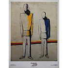 Kazimir Malevic - Due contadini - Poster vintage originale anno 1999 Kazimir Malevic - Due contadini - Poster vintage originale anno 1999