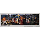 Edward Munch - Dance on the shore (The Linde Frieze) - Poster vintage originale anno 2000