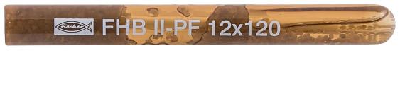 Resina ancorante chimico in fiala FHB II-PF 12X120 a rapido indurimento (10 Pz.)