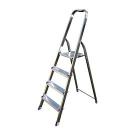 SICOS - Scaletta a 4 gradini in alluminio modello DOMINA (4 gradini) (AZ)