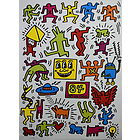 Keith Haring - Senza titolo 1984 - Poster vintage originale anno 1998