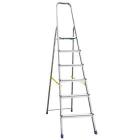 Scala domestica in alluminio 6 gradini pioli 1.32mt portata 100kg DOMINA 139.116 (AZ)