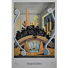 Giorgio De Chirico - Battaglia sul ponte 1969 - Poster vintage originale anno 1992