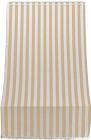 Tenda sole per porta Con anelli riga beige Lunghezza 140 cm, altezza 300 cm. (AZ)