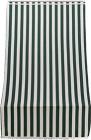 Tenda sole per porta Con anelli riga verde Lunghezza 140 cm, altezza 300 cm. (AZ)