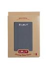 LELIT PA702 Telo copriasse grigio con logo LELIT ricamato, 128 x 44 cm (AZ)