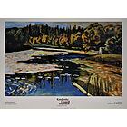 Vasilij Kandinskij - Fiume d'autunno - Poster vintage originale anno 1999