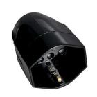 Presa volante pluristandard 10/16A uscita cavo assiale colore Nero (AZ)