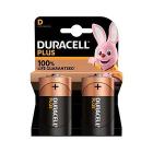 Duracell Alka Plus 100% D X2