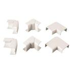 Kit Accessori canaline Nr.1 Bianchi per canali 1 via 30x15 (AZ)
