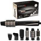 Remington, Spazzola ad aria, Ioni, Asciugacapelli, 6 accessori:setole rigide, testine ceramica e setole (25/38/50 mm), concentratore, accessorio volume, 2 velocit?/ T?C, BlowDry&StileCaring1200,AC7700 (AZ)