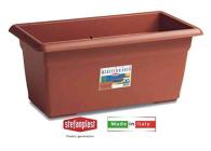 Stefanplast Fioriera Mediterranea Cm.60X32X28H Colore Terracotta (AZ)
