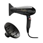 Gama Italy Professional Phon Leggero, Asciugacapelli, 2100 W, bocchetta professIonale da 9 cm, Nero (AZ)