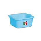 Stefanplast 66300 Polietilene Bacinella quadra, 30 x 30 x 12,5 cm, Azzurro chiaro, 7 Litri, (AZ)