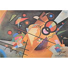 Vasilij Kandinskij - Punta gialla - Poster vintage originale anno 1991