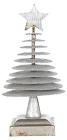 Decorazione Albero Di Natale Grigio Chiaro