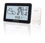 EXPLORE SCIENTIFIC WSH-4002-Stazione Meteo, Orologio radiocontrollato, Temperatura e umidit? Interno ed Esterno, Display LCD retroilluminato, Colore Nero (AZ)