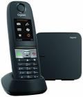 Gigaset E630 Telefono Cordless, Resistente ad Urti, Spruzzi e Polvere, Vibrazione, Nero [Italia] (AZ)