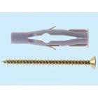 Fischer Tasselli Nylon Fuv c/vite 10X60 ( pz 25 ) (AZ)