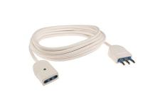 Prolunga lineare Mt 5 16A 2P+T bianca (AZ)