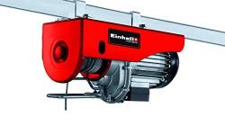 Einhell TC-EH 500-18 Argano elettrico (230 V, 50 Hz, 1000 W, portata senza rullo guida 250 kg, portata con rullo guida 500 kg, cavo 18 m) (AZ)