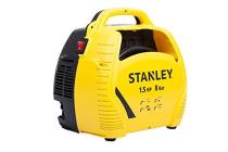 Stanley Compressore d'aria con acessori, 1.5 HP fino a 8 Bar, 1100 W, 230 V, Rumorosit? 97 dB, Giallo/Nero (AZ)