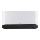 ARDES AR4W05P PARETO FLEX Termoventilatore Ceramico da Parete 2000W Waterproof, Termoventilatore da Bagno Programmabile Timer 12 Ore, Pannello Ceramica Bianco Smart con Magic Display Digitale LED (AZ)