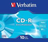 Supporto Magnetico - CD Masterizzabile CD-R 700MB con Extra Protezione Slim Case da 10 pz (AZ)