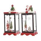 Dol Lantern 2ass Con Albero Santa Top Confezionato Per Piece In Bubblewrap