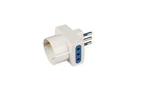 Adattatore multiplo pluristandard - spina 10A bianco (AZ)