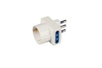 Adattatore pluristandard con spina 16A Bianco (AZ)