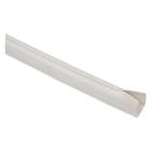 Conf. 4 canalette portacavo adesive 1 mt x 10 mm in PVC morbido colore bianco (AZ)
