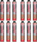 Confezione 12 pezzi schiuma poliuretanica fissaggio tegole e coppi PUP T 750 ml