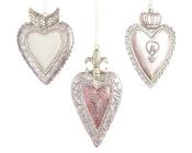 PENDENTE CUORE BLUSH PINK 10 CM (AZ)