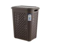 Tontarelli Porta Biancheria heria Arianna Forato lt50 Riordino e Lavanderia, Wenge, 50 Litri (AZ)