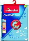 Vileda Comfort Plus Telo da Stiro, Copriasse da Stiro Universale, Triplo Strato di Cotone, Mollettone e Spugna Assorbente, Blu, 130 x 40 cm (AZ)